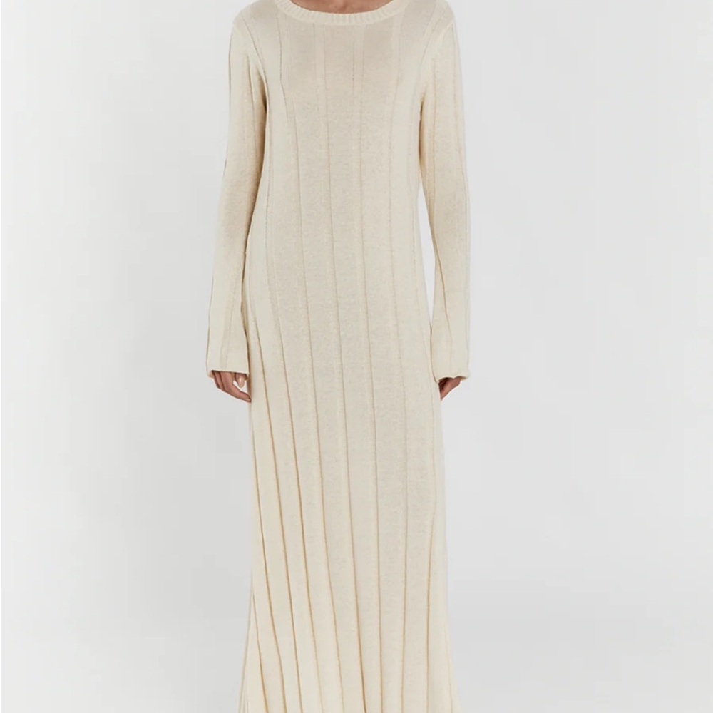 DISSH Emery Cream Long Sleeve Maxi Dress - NEW WITH TAGS!